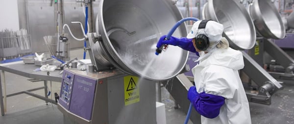 Elintarviketeollisuudessa korkea hygienia varmistaa tuotannon jatkuvuuden