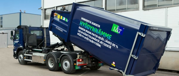 Jätepuristin on kustannustietoisen yrityksen paras kaveri