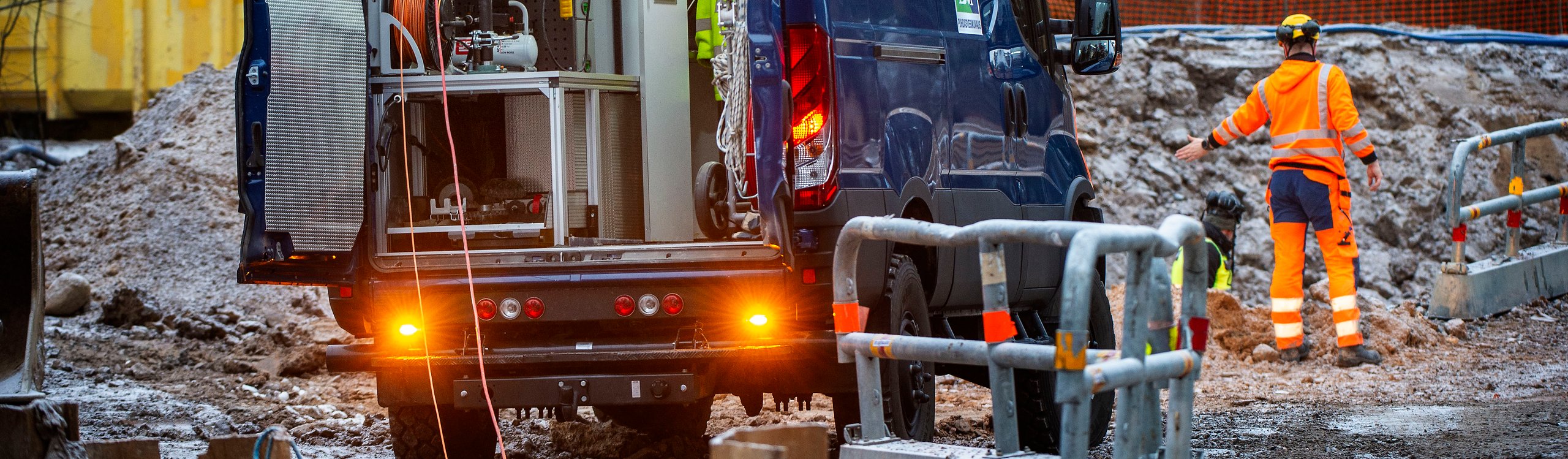 Puhtaan veden putkistojen kuvaukset