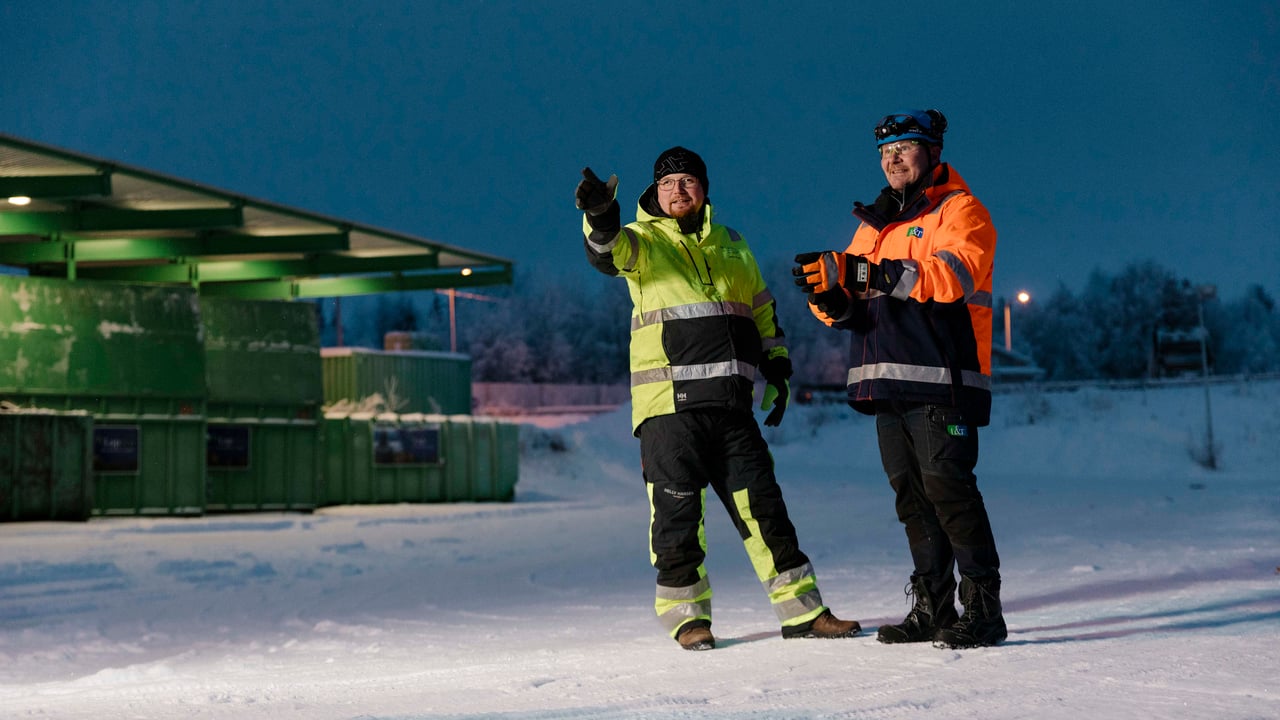 Lapin vaarallisten jätteiden kierrätys yhteistyössä L&T:n kanssa