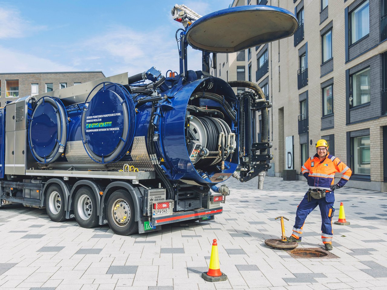 Sadevesikaivon tyhjennys