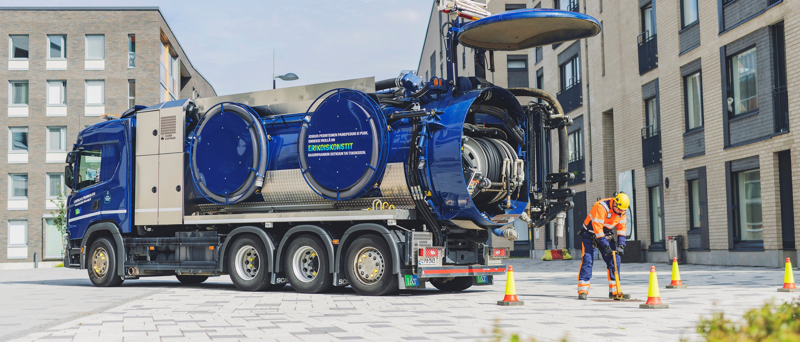 Viemäriverkoston savututkimus