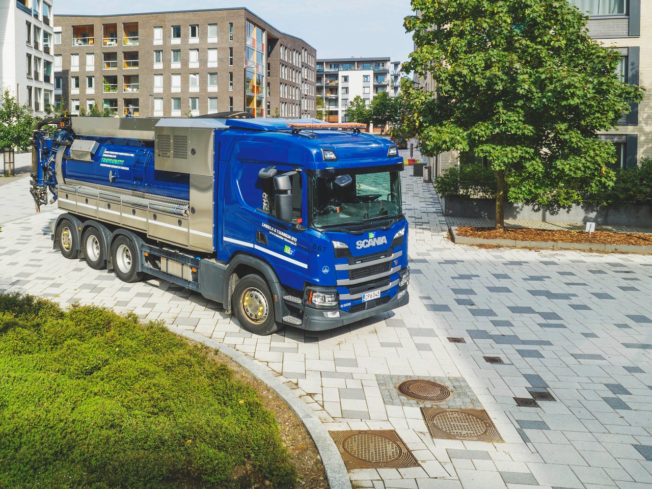 Viemäriverkoston savututkimus