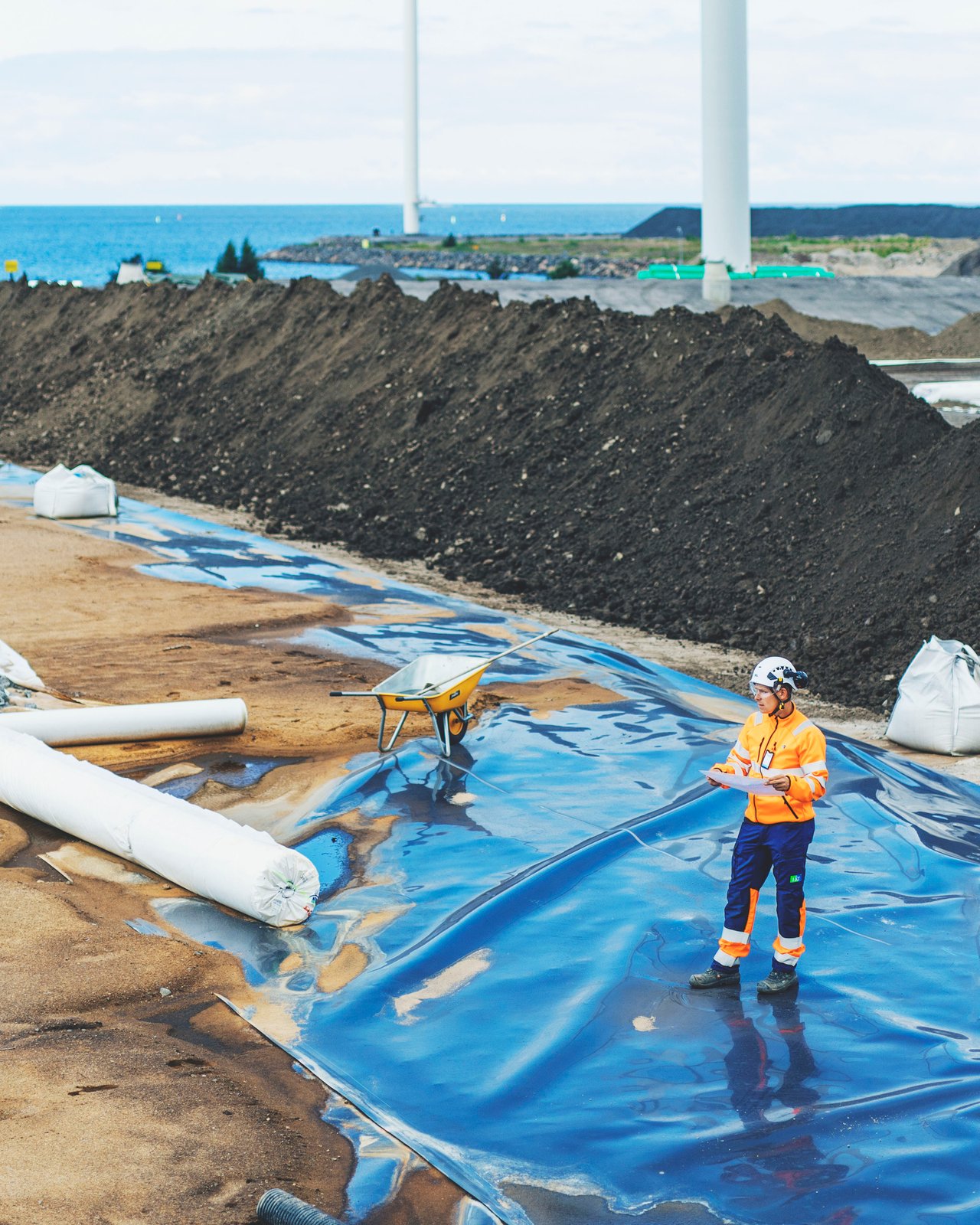 Jätealueiden rakentaminen