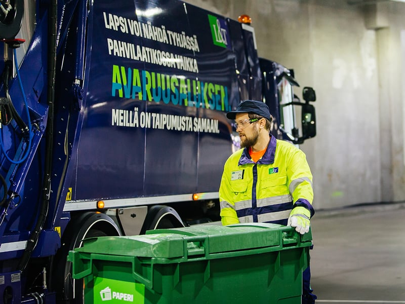 Paperinkeräys - 4x3 - Jätehuolto ja kierrätys