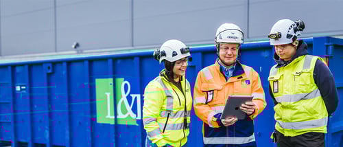 Rakennustyömaan jätehuolto - 21x9 - Jätehuolto ja kierrätys