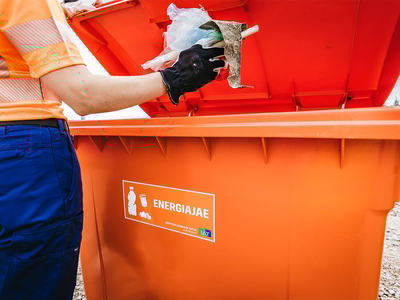 Energiajae työmaalla - 4x3 - Lajittelu