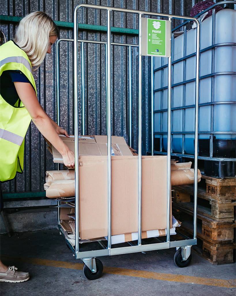 Pahvirullakko - 4x5 - Lajittelu