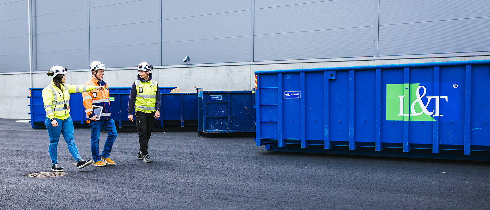 Rakennustyömaan jätehuolto - 21x9 - Lajittelu