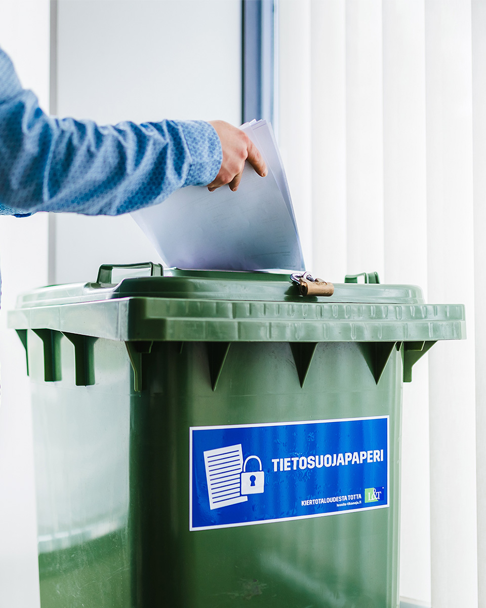 tietosuojapaperi - 4x5 - Lajittelu