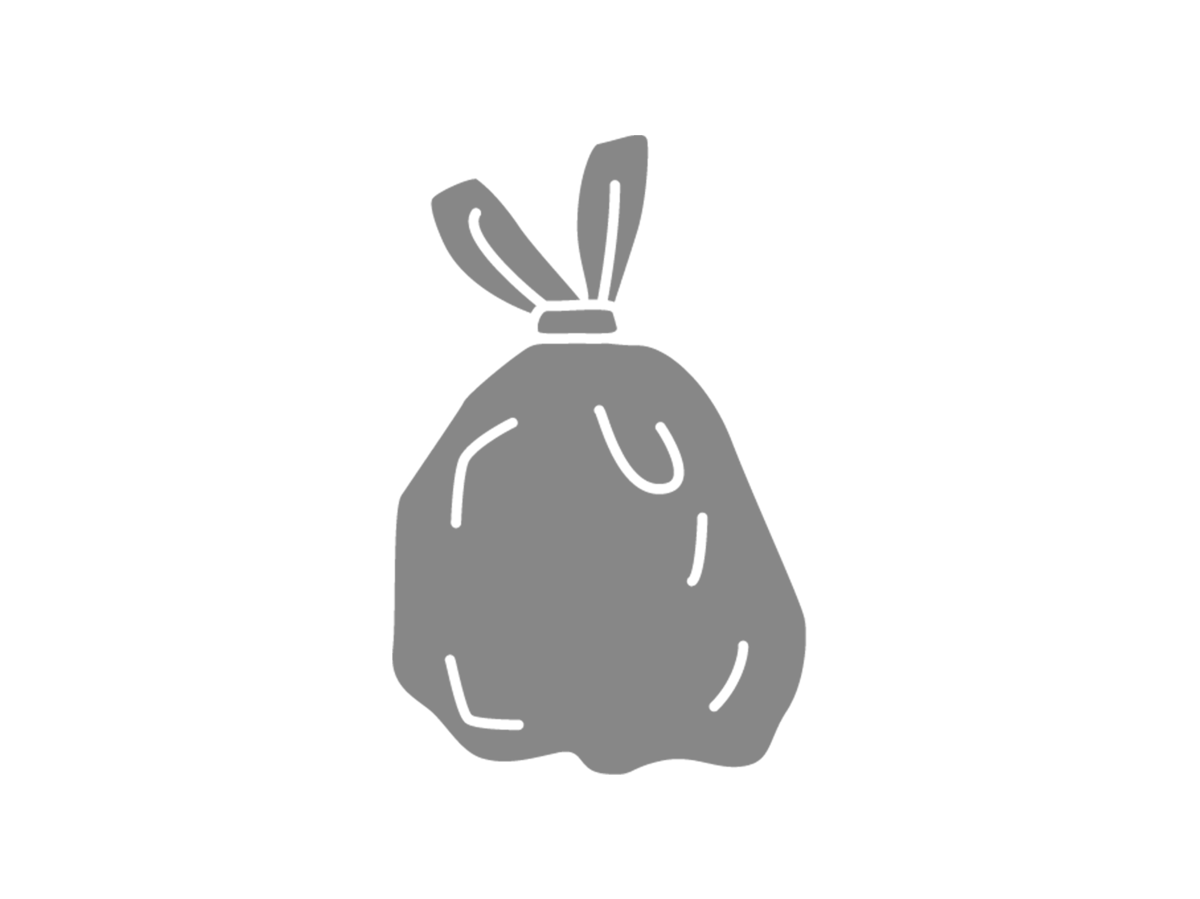 Sekajäte picto harmaa