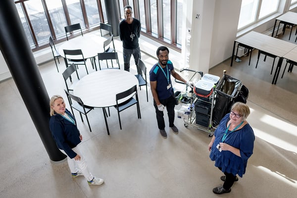 Espoolaisessa Meritorin koulussa siivous sujuu ilman kemikaaleja