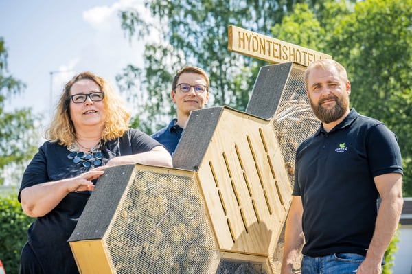 L&T:n ja Kekkilän pitkäaikainen yhteistyö muuttaa biojätteet mullaksi