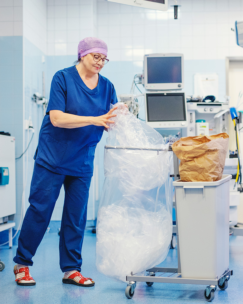 Jätehuolto - Terveydenhuollon jätteiden kierrätys - Sairaala