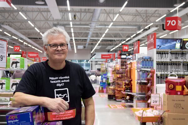 Motonetissa muovijäte ei tuota ongelmia