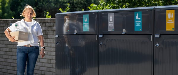 Siisti jätepiste nostaa asunnon arvoa ja lisää pihan viihtyisyyttä